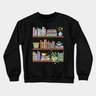 fanfiction bookshelf <3 Crewneck Sweatshirt